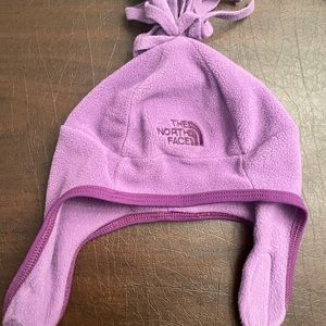 North Face infant winter hat. worn only a handful of times.